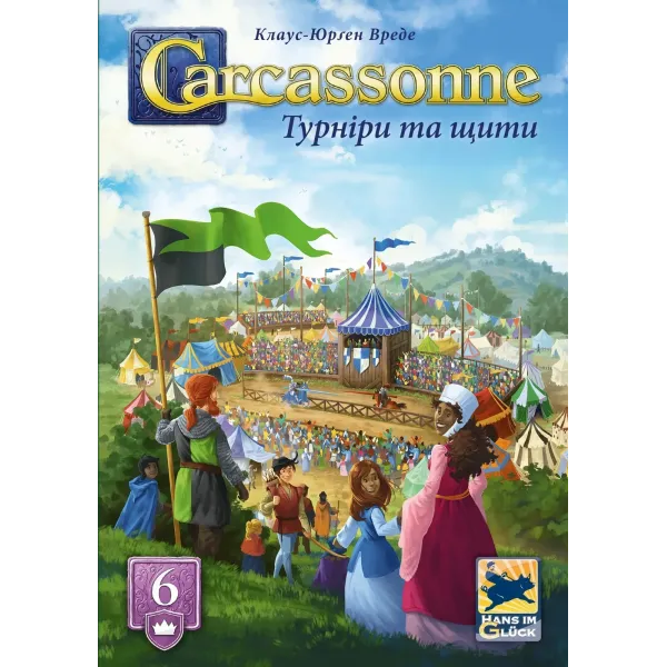 Настольная игра Каркасcон: Турниры и щиты №6 (Carcassonne: Jousts and Crests)