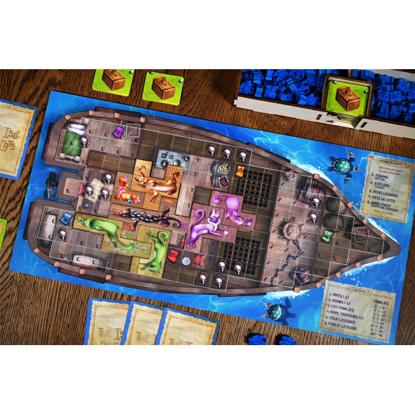 Настольная игра Остров кошек: Набор кораблей (The Isle of Cats: Boat Pack)