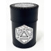 Стакан для кубиков D20 черный Dice Cup
