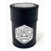 Стакан для кубиків D20 чорний Dice Cup
