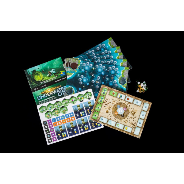 Настольная игра Underwater Cities: New Discoveries (Подводные города: Новые открытия)