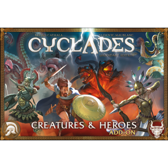 Настільна гра Кіклади. Легендарне видання - Монстри і герої (Cyclades: Creatures & Heroes)