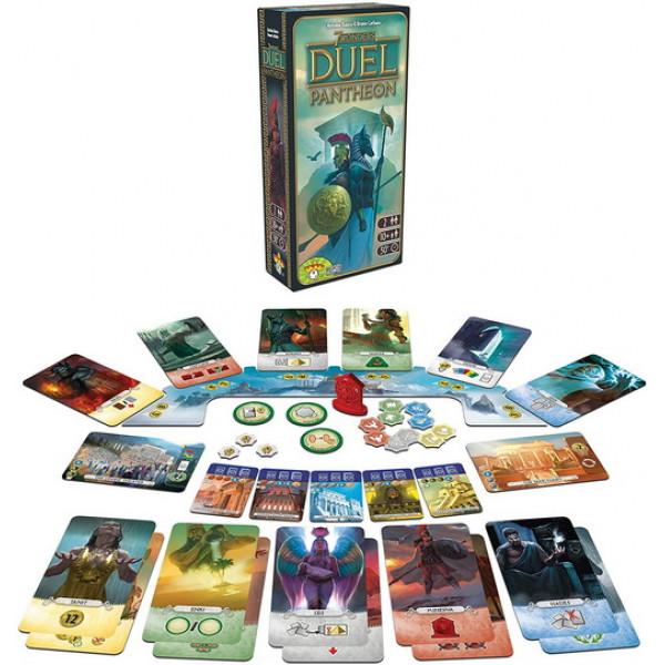 Настольная игра 7 Чудес Дуель: Пантеон (7 Wonders Duel: Pantheon)