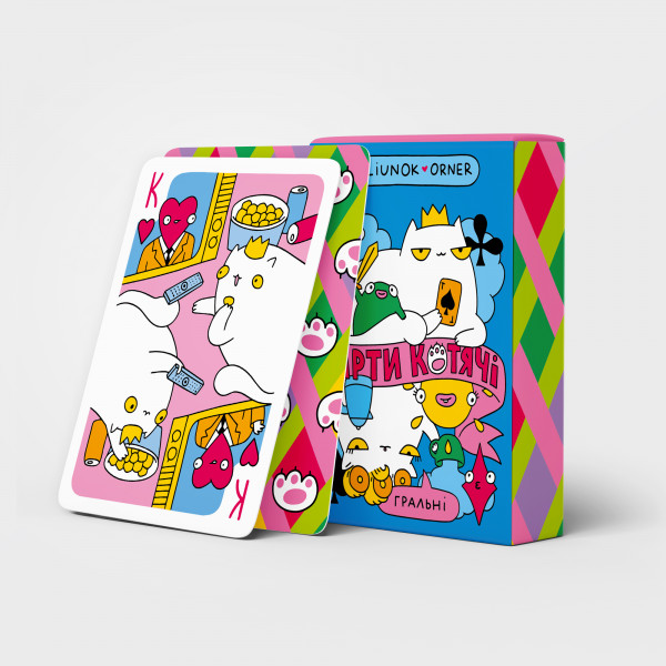 Игральные карты кошачьи Maliunok