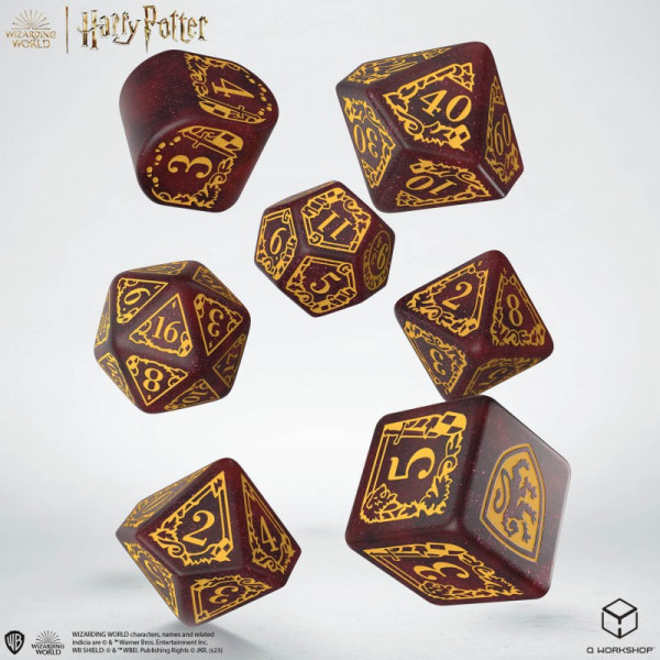 Набор кубиков Harry Potter. Gryffindor Modern Dice Set - Red (7)