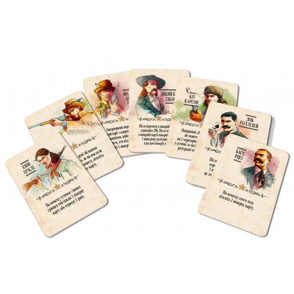 Настольная игра Легенды Дикого Запада (Western Legends)
