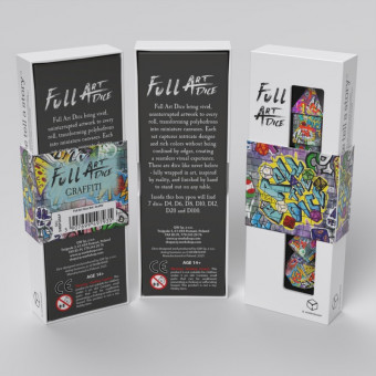 Набір кубиків Full Art Dice Set: Graffiti