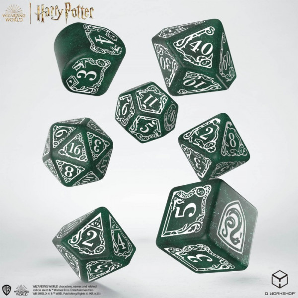 Набір кубиків Harry Potter. Slytherin Modern Dice Set - Green (7)
