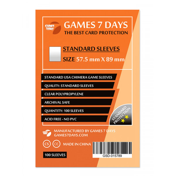 Протектори Games7Days (57.5 x 89 мм) Standard USA Chimera (100 шт)