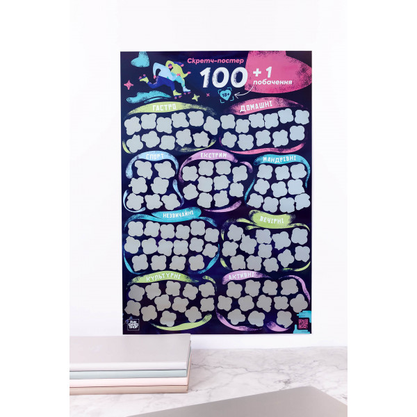 Скретч-Постер "100+1 побачення"