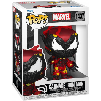 Фигурка Карнаж: Железный Человек - Funko POP Marvel #1437: Carnageized - Iron Man