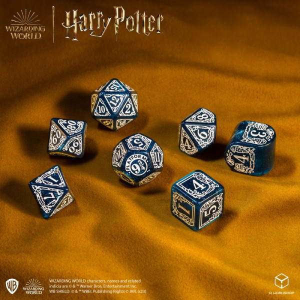 Набір кубиків Harry Potter. Ravenclaw Modern Dice Set - Blue (7)