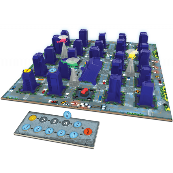 Настольная игра Погоня: полиция против угонщика (City chase)