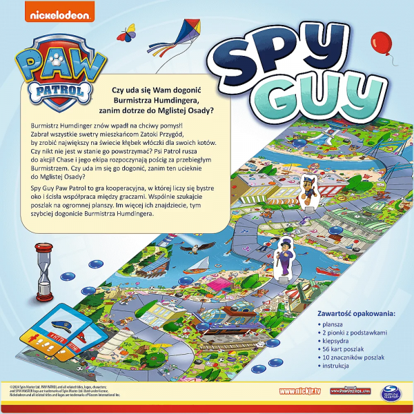 Настольная игра Шпион: Веселая команда (Spy Guy Paw Patrol)