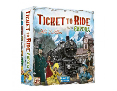 Настільна гра Квиток на поїзд: Європа (Ticket to Ride. Europe)
