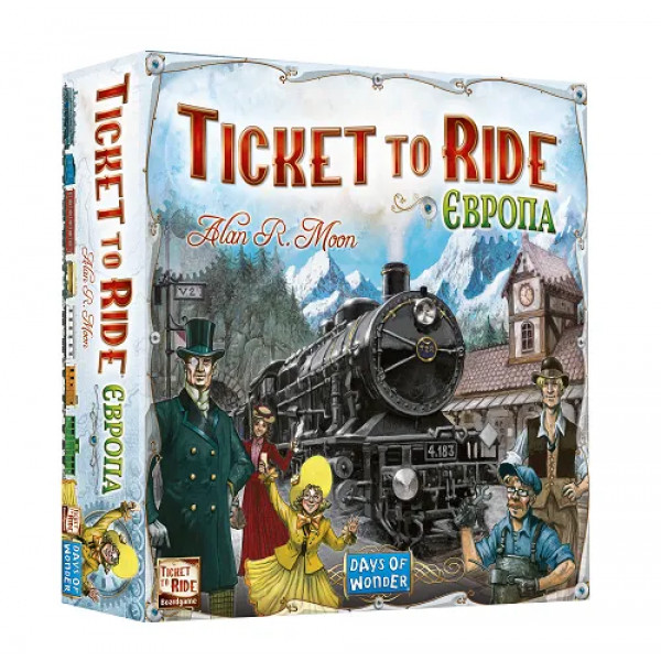 Настільна гра Квиток на поїзд: Європа (Ticket to Ride. Europe)