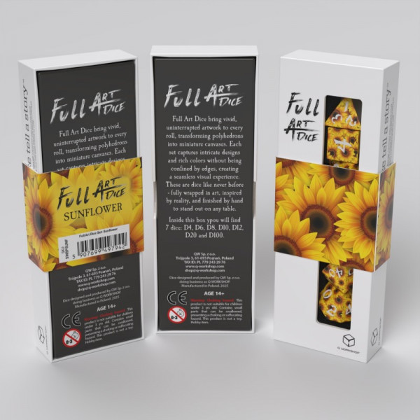 Набір кубиків Full Art Dice Set: Sunflower