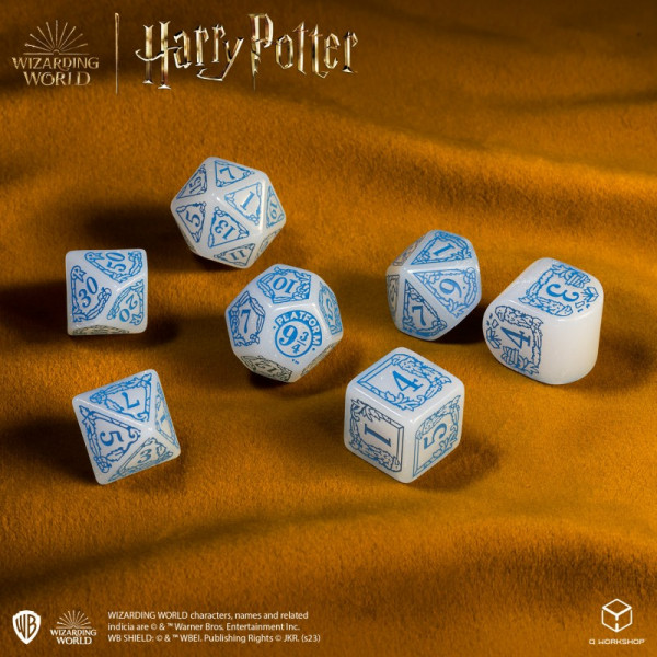 Набір кубиків Harry Potter. Ravenclaw Modern Dice Set - White (7)