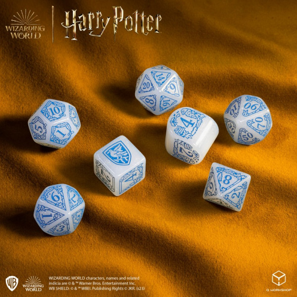 Набір кубиків Harry Potter. Ravenclaw Modern Dice Set - White (7)