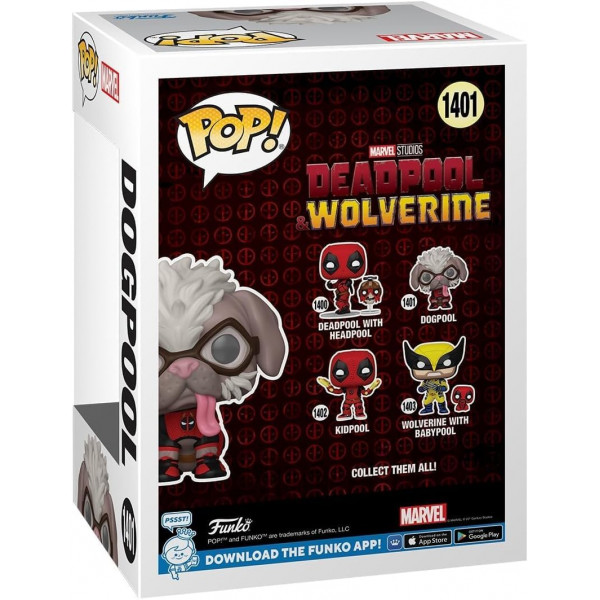 Фигурка Догпул - Funko POP Marvel #1401: Deadpool & Wolverine - Dogpool