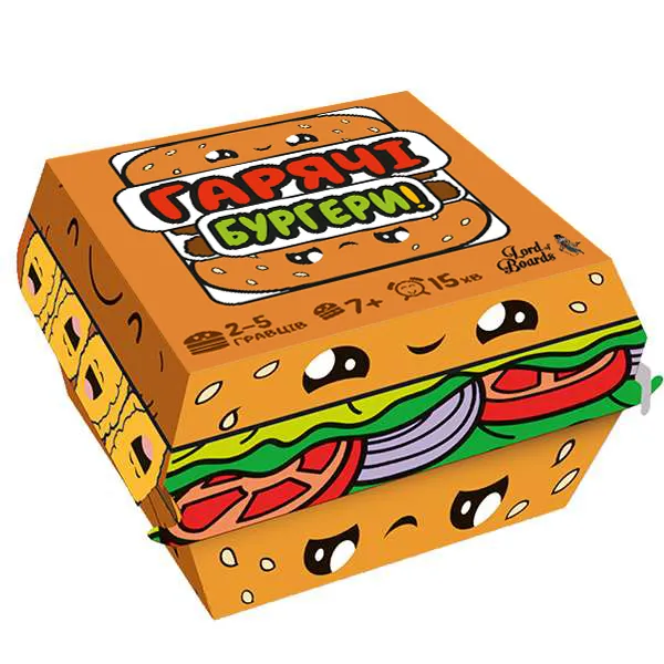 Настільна гра Гарячі Бургери (Burger ASAP!)