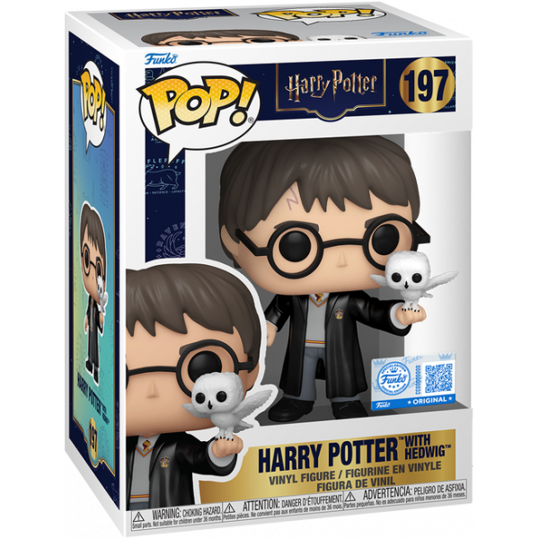 Фигурка Гарри Поттер и Букля - Funko Pop Harry Potter #197: Harry Potter with Hedwig