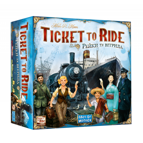 Настольная игра Билет на поезд - Рельсы и паруса (Ticket to Ride - Rails & Sails)