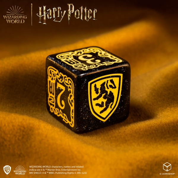 Набір кубиків Harry Potter. Hufflepuff Modern Dice Set - Black (7)