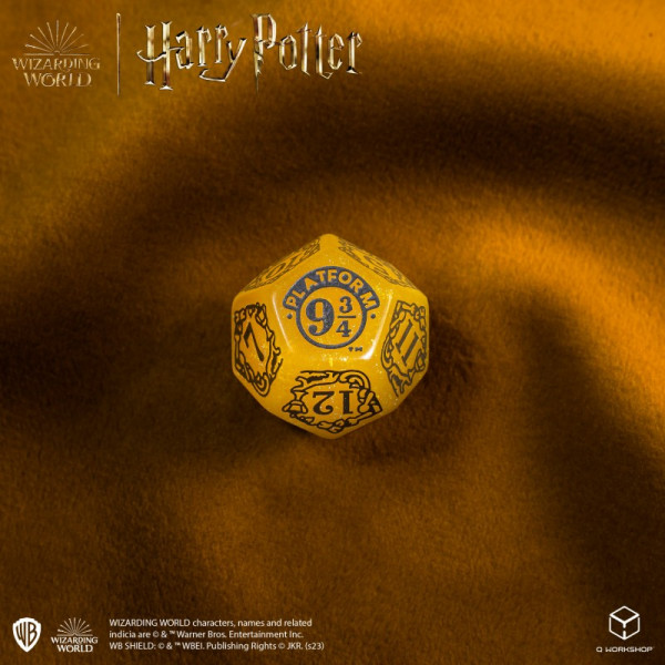 Набір кубиків Harry Potter. Hufflepuff Modern Dice Set - Yellow (7)