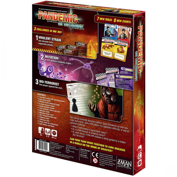 Настольная игра Пандемія. На межі (Pandemic: On the Brink)