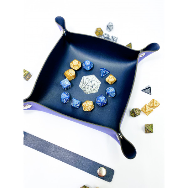 Лоток для кубиків D20 синій Dice Tray