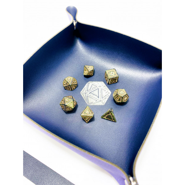 Лоток для кубиків D20 синій Dice Tray