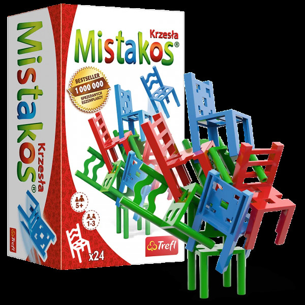 Настольная игра Стульчики (Mistakos) для 3-х игроков
