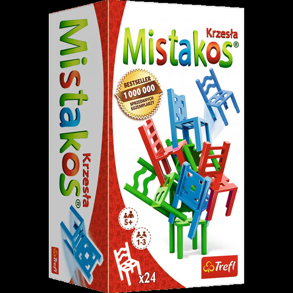 Настольная игра Стульчики (Mistakos) для 3-х игроков