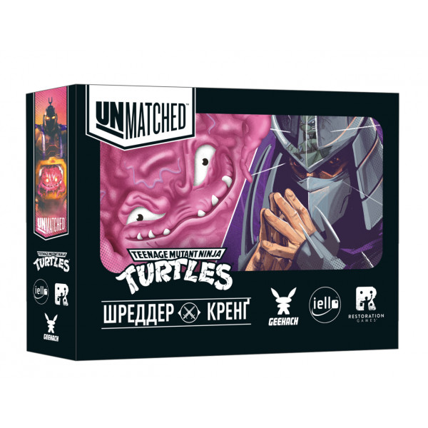 Настільна гра Unmatched: Пригоди. Шреддер та Кренґ (Unmatched Adventures: TMNT – Shredder and Krang)