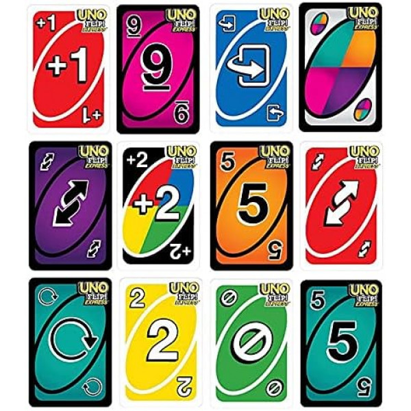 Настільна гра Uno Flip Express (Подвійна гра Експрес)