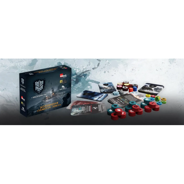 Настільна гра Фростпанк: Замерзлі землі (Frostpunk: The Board Game - Frostlander Expansion)