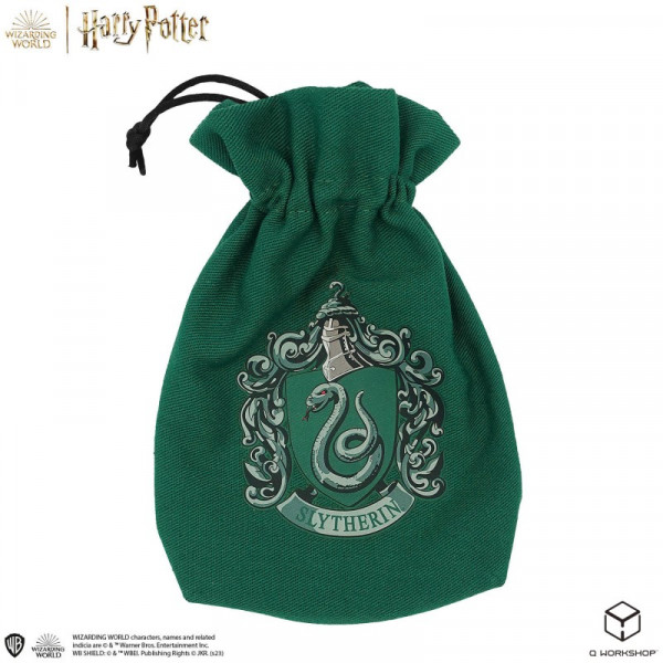 Набор кубиков с мешочком Harry Potter. Slytherin Dice & Pouch (5)