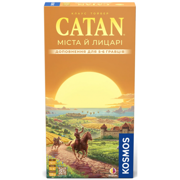 Настольная игра CATAN. Города и рыцари. Дополнение для 5-6 игроков