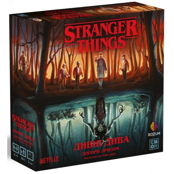 Настільна гра Дивні Дива: Догори Дриґом (Stranger Things: Upside Down)
