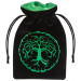Мішечок Forest Black & green Velour Dice Bag