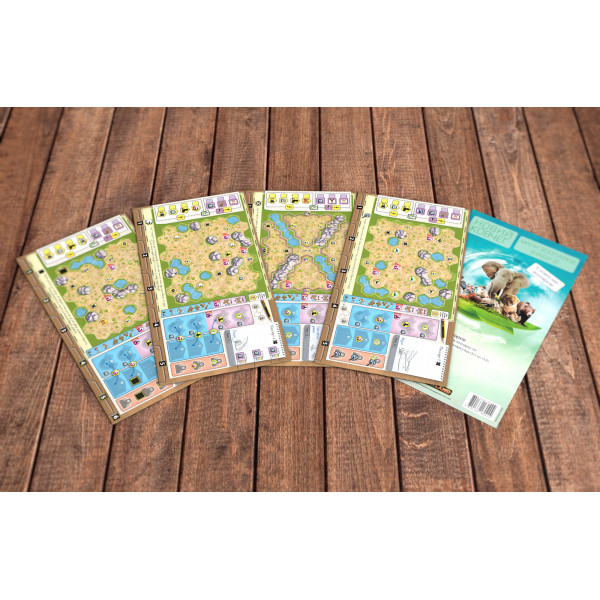 Настільна гра Новий Ковчег. Мапи зоопарків (Набір 2). Zoo Map Pack 2