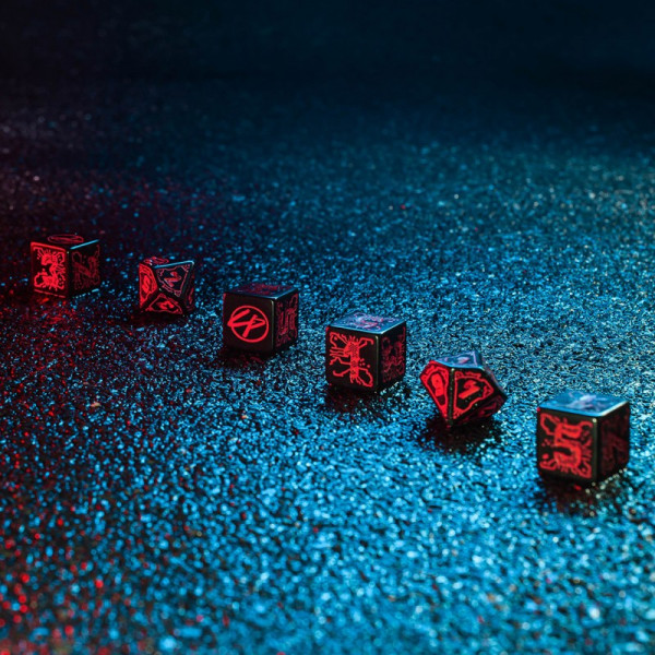 Набір кубиків Cyberpunk Red: Night City Essential Set (6)