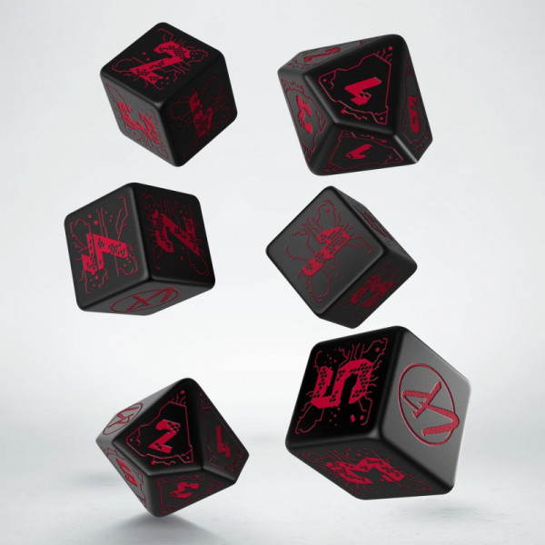 Набір кубиків Cyberpunk Red: Night City Essential Set (6)
