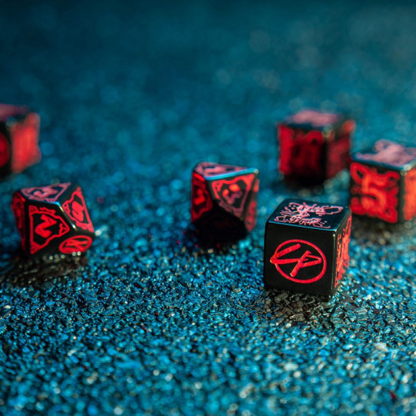 Набір кубиків Cyberpunk Red: Night City Essential Set (6)