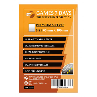Протектори Games7Days (65 x 100 мм) Premium Magnum (50 шт)