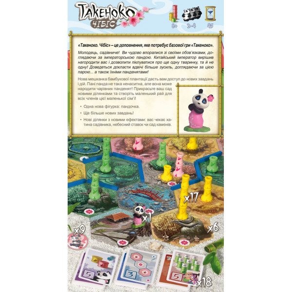 Настільна гра Такеноко: Чібіс (Takenoko: Chibis)