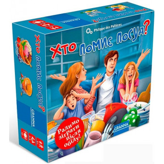 Настольная игра Кто помоет посуду? УКР