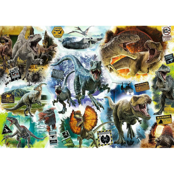Пазл Jurassic world: Слежение за динозаврами (1000)