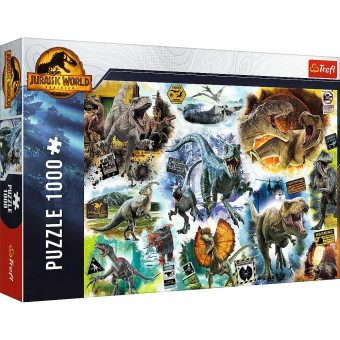 Пазл Jurassic world: Слежение за динозаврами (1000)
